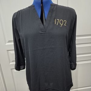 Port Authority Womens LG Black Tunic W/ 1792 Logo